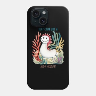 SEAHORSE WATERCOLOR SUMMER VIBE Phone Case