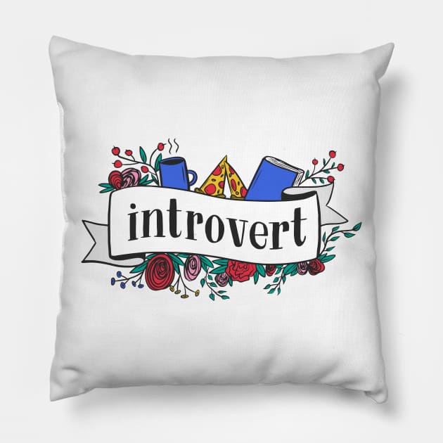 I'm an Introvert Pillow by krimons