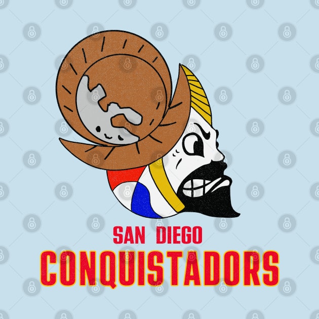 Defunct San Diego Conquistadors ABA Basketball 1975 by LocalZonly