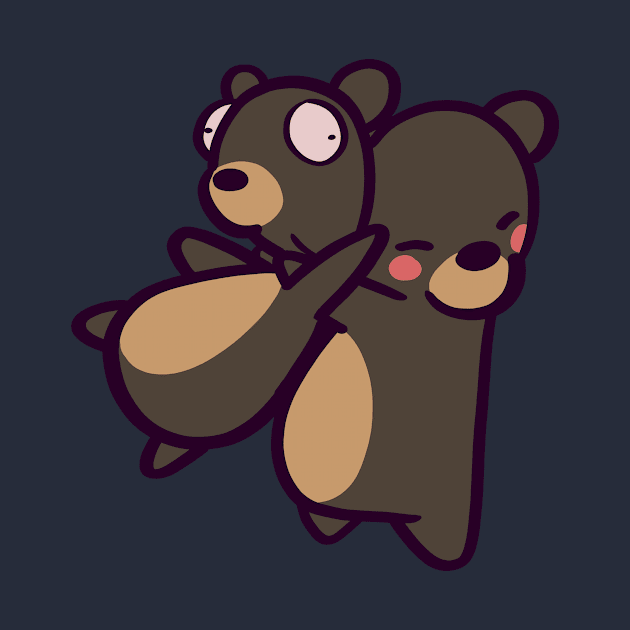 Black Bear Hug by ThumboArtBumbo