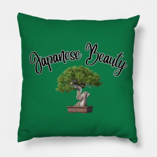 Japanese Beauty Bonsai Pillow