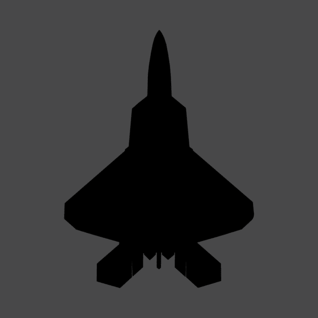 F-22 Raptor Silhouette by American Heritage