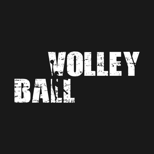 Distressed Look Volleyball Gift For Volleyball Players by OceanRadar