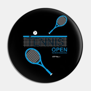 Big Tennis (color) Pin