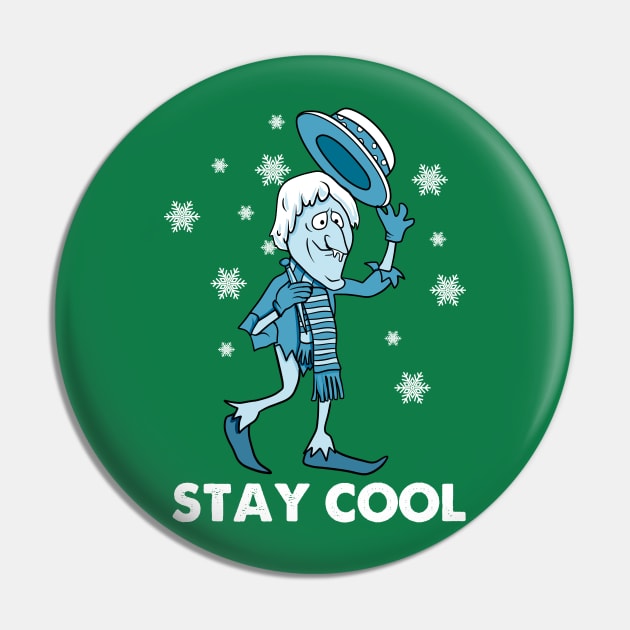 Snow miser Stay Cool Pin by OniSide