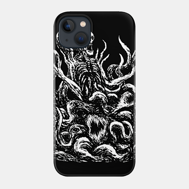 Death Metal The Plauge Metal Horror Skull by KRAFTD - Metal - Phone Case