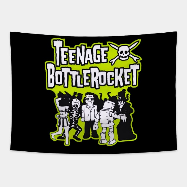 teenage bottlerocket Tapestry by cute baby dogs