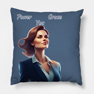 Power, Grace, You. World Women's Day 2 Pillow