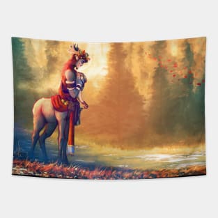 Autumn Deer Tapestry