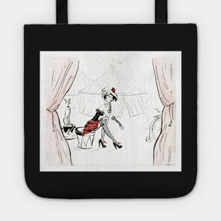 Fashion Circus Illustration Tote