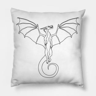 Wings of Fire • NightWing • Outline Pillow