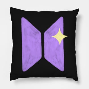 BTS logo sparkle Pillow