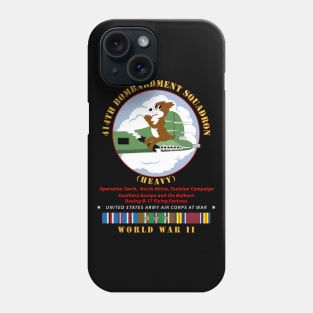 414th Bombardment Squadron (Heavy) - AAC w  WWII  EU SVC Phone Case