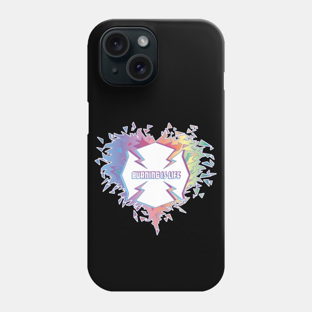 Heart of Fire Phone Case by Conventioning