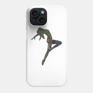 Female Dancer Silhouette Shirt Phone Case