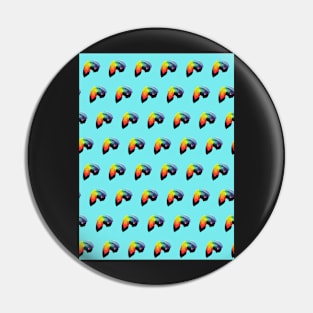 Rainbows seamless pattern Pin