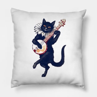 Banjo Cat Pillow