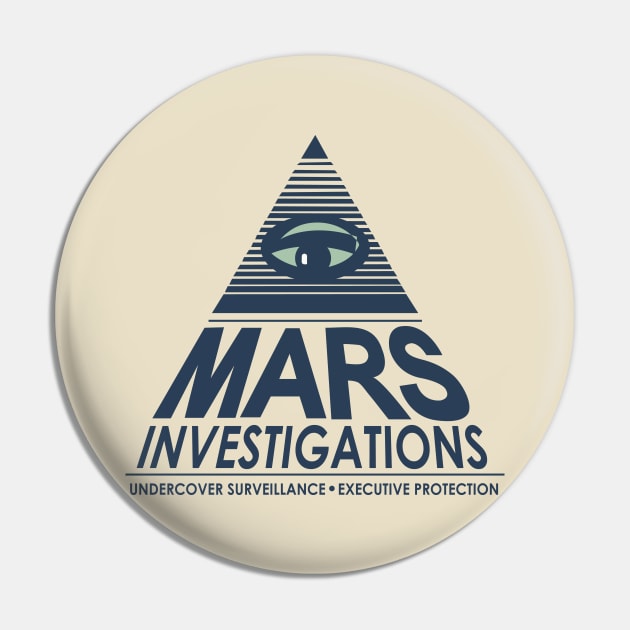 Mars Investigation Pin by GarBear Designs