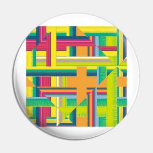 Geometrical Multi color Melody Pin