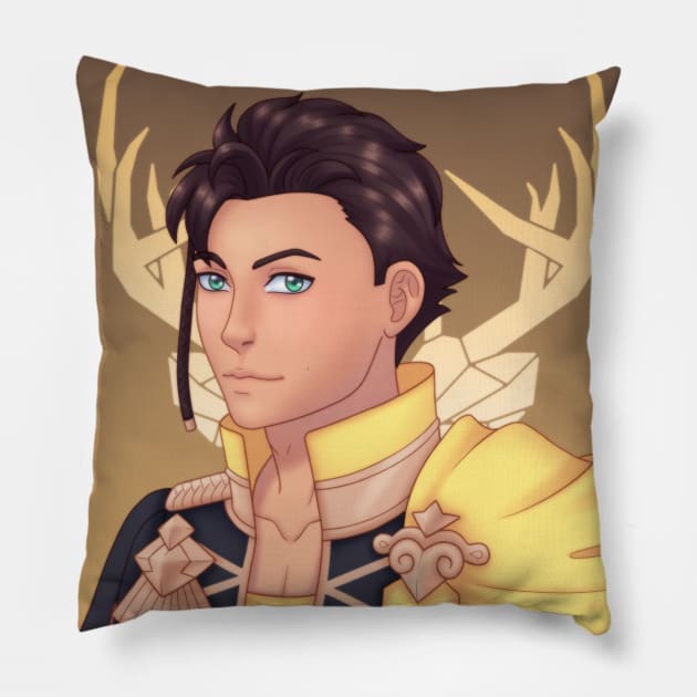 Claude Von Riegan Pillow by YuiHoshiArt