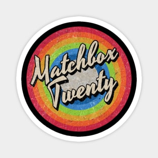 Vintage Style circle - Matchbox Twenty Magnet