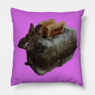 Rabbit Toaster Pillow