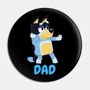 DANCING BLUEY DAD Pin