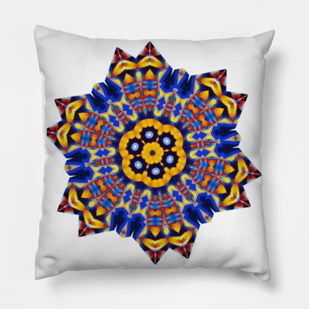 shifting mandala Pillow by TrueMagic