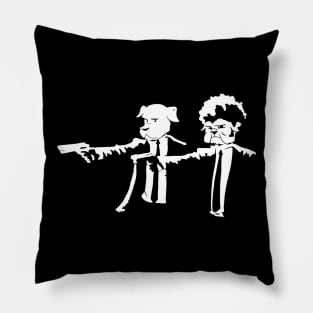 Pup Fiction (no words) Pillow