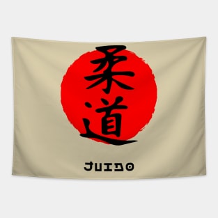 Judo martial art sport Japan Japanese kanji words character 162 Tapestry