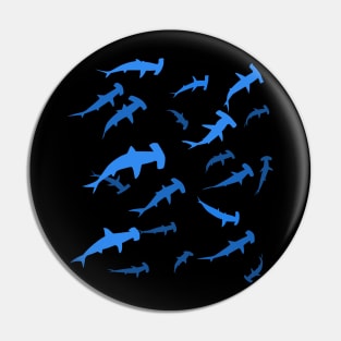 Hammerhead shark Pin