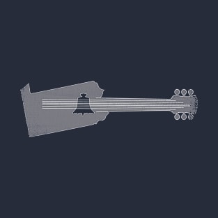 Pennsylvania Guitarist Gift 6-String Guitar Player PA Musician T-Shirt