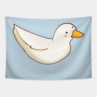 Duck swimming Tapestry