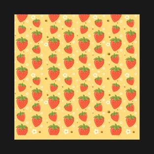 Strawberry Pattern T-Shirt