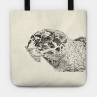 Carey Turtle portrait Tote