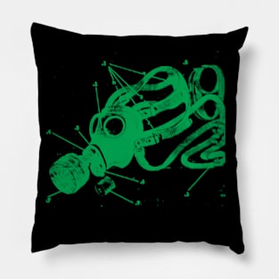 Green Mask Pillow