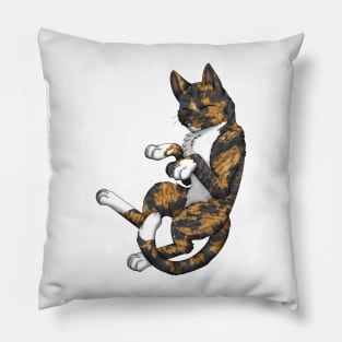 Tortie-Tabby Shorthair Pillow