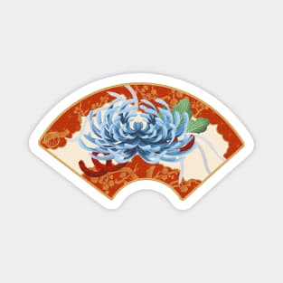 Kiku (Chrysanthemum) - Japanese Kimono Design Magnet