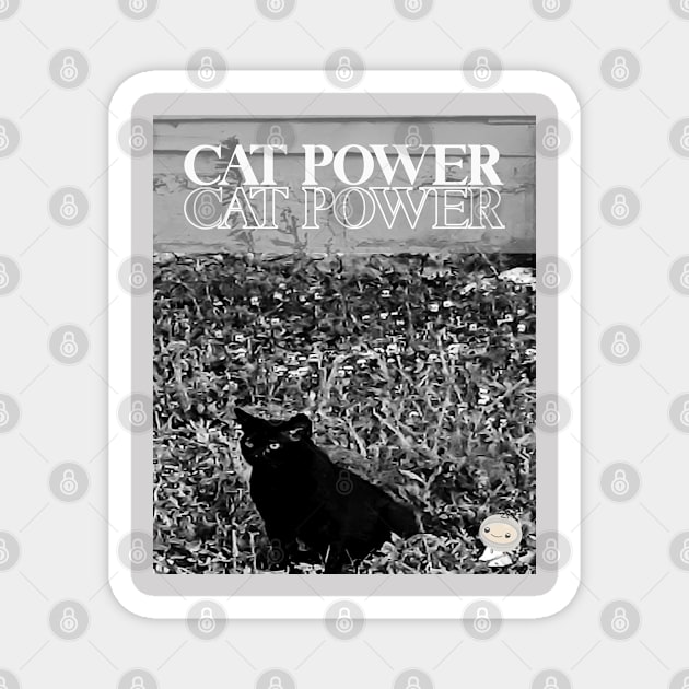 CAT POWER Magnet by Noah Monroe