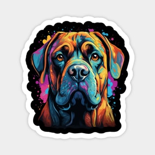 English Mastiff Rainbow Magnet