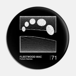 Fleetwood Mac / Minimalist Style Graphic Fan Artwork Design Pin