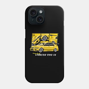 Mitsubishi Lancer Evolution EVO 9, JDM Phone Case