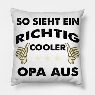 SO SIEHT EIN RICHTIG COOLER OPA AUS Pillow