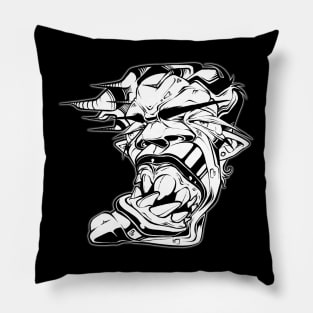 Graffiti Face Pillow