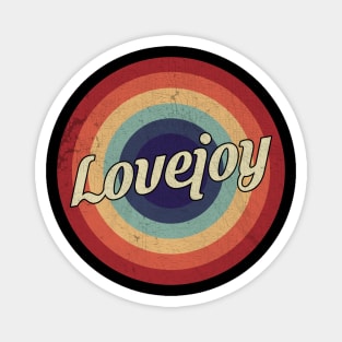 Lovejoy - Retro Circle Vintage Magnet