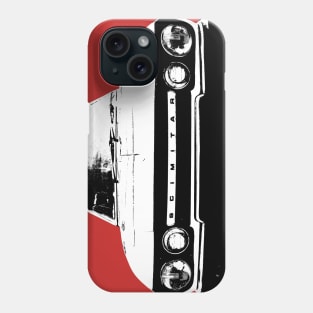 Reliant Scimitar 1970s British classic car monoblock black and white Phone Case