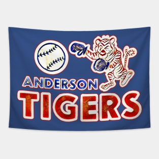 Anderson Tigers Baseball Tapestry