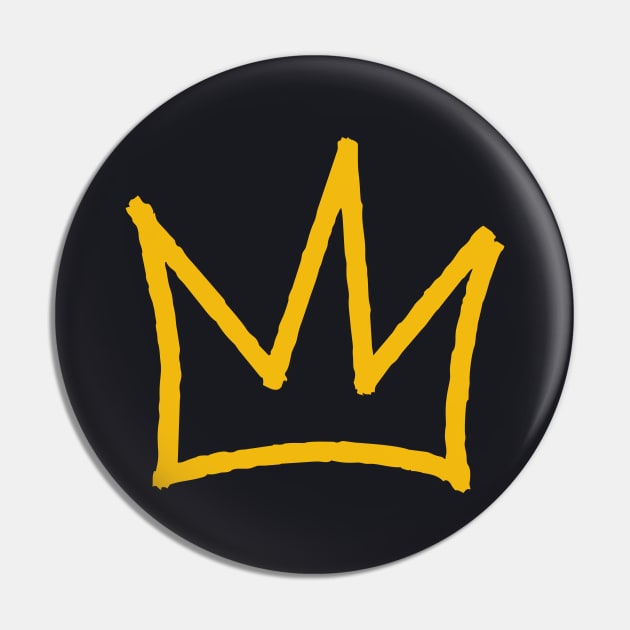 Basquiat King Crown Pin by Teen Chic