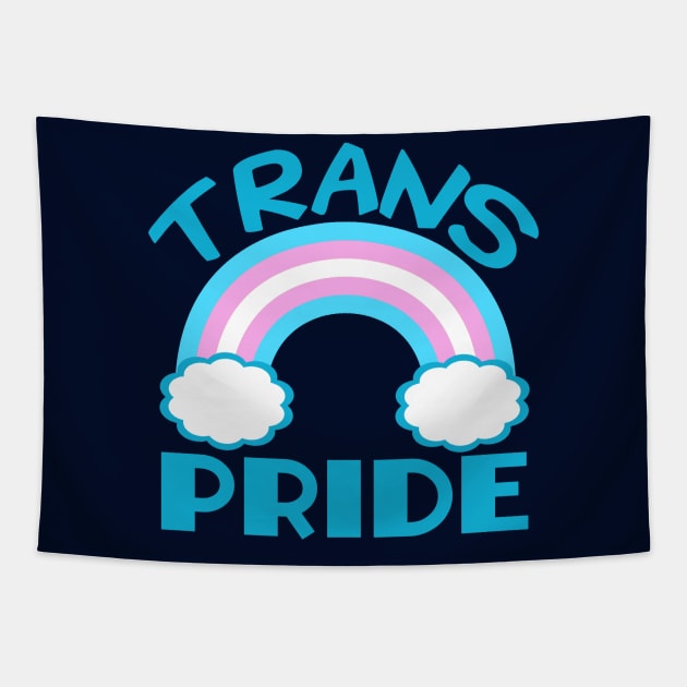 Trans Pride Tapestry by epiclovedesigns