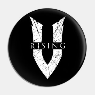 V Rising (distressed) Pin